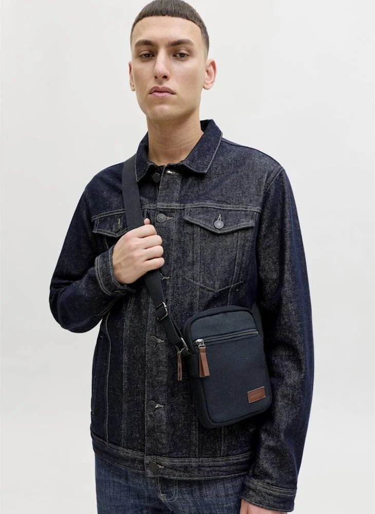 JACK & JONES Dark Navy Casual Crossbody Bag for Men | Best Price UAE